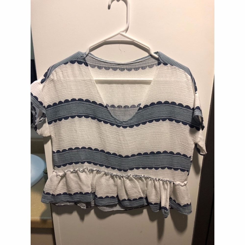 Stripped Crop Top